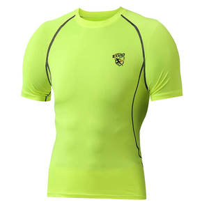 Vêtements de sport respirants pour hommes, t-shirts de compression, vente chaude, t-shirts de compression légers pour hommes - Product Image 1