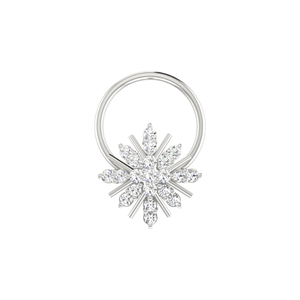 Ajretail 0.08 Carat Natural Diamond <b>Nose</b> Pin-HI Color VS-SI Clarity - Product Image 3