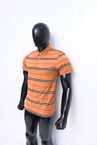 Camisas Polo a Rayas para Hombre, Mezcla de Algodón, Manga Corta, Estilo Casual de Verano, Corte Clásico, Estilo Urbano, Estilo Golf, Venta al Por Mayor - Product Image 6
