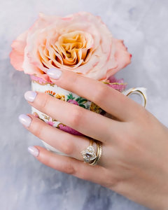 Anillo de Compromiso o Aniversario de Lujo Cristiano para Mujer, Oro Sólido de 18k, Diamante Natural Blanco de Corte Ovalado, Certificado IGI, 2026 - Product Image 4