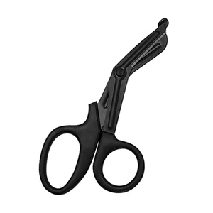 Tijeras Manuales para Trauma, Negras, de Acero Inoxidable, para Cortar Vendajes, Herramienta de Primeros Auxilios - Product Image 4