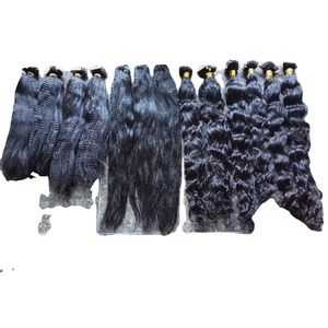 เวียดนามผมมนุษย์ผม100% สีชมพูสีม่วงสีแดงบริสุทธิ์ผม Remy ไม่