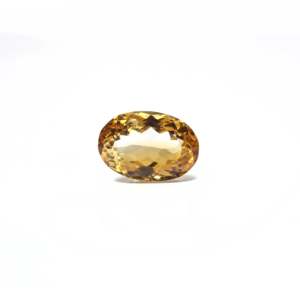 Citrino Natural Ovalado Cabujón de 4.95 Quilates, Gema Suelta para Joyería Fina - Product Image 1