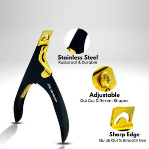 Professionnel de haute qualité personnalisé faux coupe-ongles en acrylique Salon à domicile utiliser des artistes lame tranchante coupe-ongles en acrylique - Product Image 2