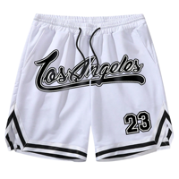 Shorts de basketball pour hommes en gros OEM – Taille élastique, séchage rapide, maille respirante, sport, gym, entraînement, fabricant, équipe