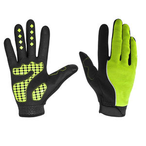 Guantes de Ciclismo MTB de Verano de Alto Rendimiento, Resistentes al Viento, Ligeros, de Cuero, Dedos Completos, OEM, ODM, Venta al Por Mayor, Logotipo y Color Personalizados - Product Image 1