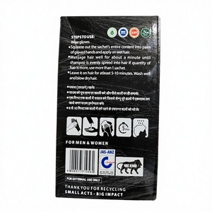 Champú Colorante para el Cabello Amina en Sobres, Negro Marrón, Tinte Instantáneo en 5 Minutos, Sin Amoníaco, Fórmula Halal 2 en 1, 15 ml (PAQUETE DE 10) - Product Image 5