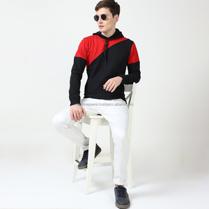 Nardon Apparel 2025 Venta caliente Logotipo personalizado Color bloqueado Sudadera con capucha con estilo para hombres - Product Image 4
