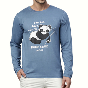 T-shirts pour hommes en coton lourd à manches longues avec impression numérique personnalisée, respirants et à séchage rapide, style streetwear - Product Image 1