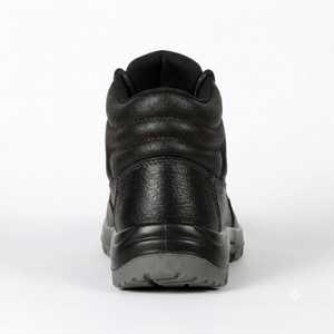 <b>Black</b> Steel Toe Safety Shoes Genuine Leather Waterproof <b>Work</b> <b>Boots</b> Anti Slip Industrial Mining Footwear Custom Logo - Product Image 3