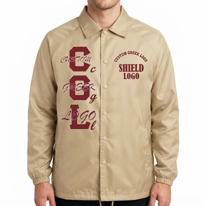 Veste coupe-vent vintage de qualité supérieure avec logo personnalisé brodé en lettres grecques pour vêtements Kappa Alpha Psi - Product Image 3