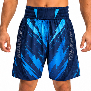 Pantalones Cortos de Boxeo Personalizados para Hombre, Ropa Deportiva Ligera para Entrenamiento, Gimnasio, Fitness, Competencia, Ropa de Boxeo OEM ODM - Product Image 1