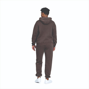Sudadera con Capucha Unisex Lavada al Ácido, Cortavientos, Ecológica, Transpirable, para Entrenamiento, Estilo Vintage, Lisa, Personalizable, con Cordón Ajustable, Casual, de Longitud Completa - Product Image 5