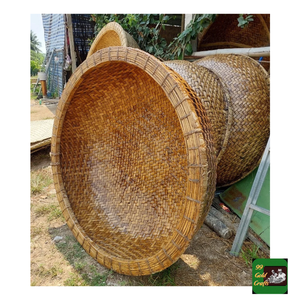 Bamboo Coracle Eco Friendly Handcrafted Round <b>Basket</b> Boat For River Excursions And Water Leisure Made In Vietnam - Product Image 6