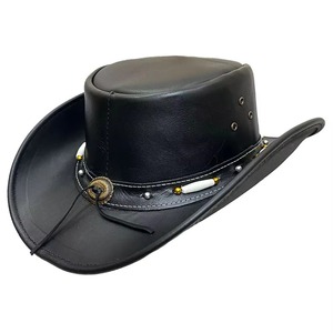 Sombreros de Vaquero de Cuero al por Mayor, Hechos a Medida, Nuevo Diseño Personalizado, Unisex, Transpirables, Premium, Ecológicos para Exteriores - Product Image 4