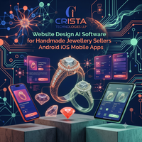 Perangkat Lunak AI Desain Situs Web untuk Penjual Perhiasan Buatan Tangan Aplikasi Seluler Android iOS Plugin WordPress Shopify Perangkat Lunak AI eCommerce