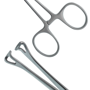 Pinzas Babcock de 5-1/2 Pulgadas con Mordazas Delicadas de 6 mm de Ancho, Pinzas Quirúrgicas Atraumáticas de Acero Inoxidable, Instrumento Médico - Product Image 6