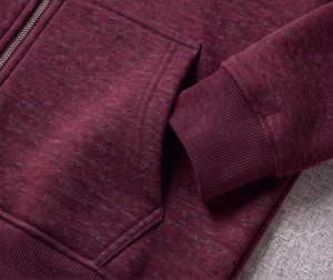 Sudadera con capucha y cremallera completa – Chaqueta cómoda de manga larga con capucha ajustable con cordón, bolsillos delanteros y diseño informal suave - Product Image 5