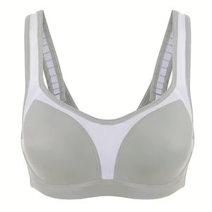 Soutien-gorge de sport léger sans coutures de qualité supérieure pour le fitness, la course à pied, le yoga, grandes tailles, design flexible rembourré sans dos - Product Image 6
