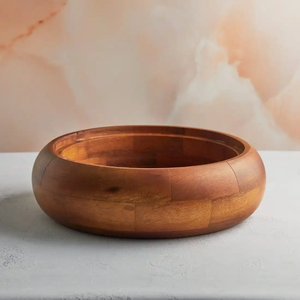 Tazón de Madera con Incrustaciones de Hueso, Estilo Rústico, Hecho a Mano, para Servir Ensaladas, Personalizable, Ligero, Decoración para el Hogar, Disponible en FAIZA CRAFT - Product Image 6