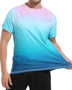 Camiseta de Baño Azul para Hombre, Elegante, de Manga Corta, Secado Rápido y Transpirable - Product Image 3
