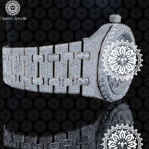 Reloj Charm Jewells de Lujo, Acero Inoxidable, 40 mm, Movimiento Mecánico Analógico, Fecha Automática, Luminoso, Cierre Plegable, Resistente al Agua 10 Bar - Product Image 4