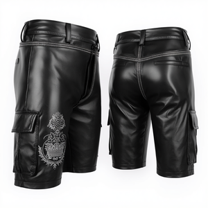 Pantalones Cortos Tradicionales Bordados para Hombre, Estilo Bávaro, Color Negro, para el Oktoberfest, Estilo Alpino Premium - Product Image 3