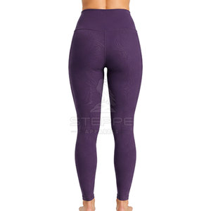 Leggings de compression pour femmes, taille haute, respirants, séchage rapide, longueur intégrale, tissu extensible, fitness, course à pied, entraînement athlétique - Product Image 6