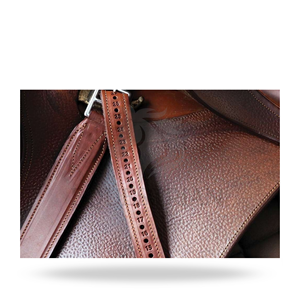 Premium <b>Leather</b> Stirrup Straps English Saddle Stirrup <b>Leathers</b> Equestrian Riding Equipment - Product Image 4