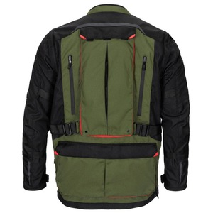 Chaqueta de Motociclismo Impermeable y Cortavientos de Cordura para Invierno, Talla Adulto, Color Verde Oliva, en Oferta - Product Image 6