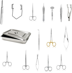 Ensemble d'instruments ophtalmiques professionnels Chan Tara, 16 pièces, instruments de micro-chirurgie oculaire, kit chirurgical en acier inoxydable, OEM - Product Image 2