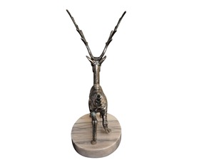 Objeto Decorativo de Reno Artístico con Acabado Mate, Ideal para Estantes de Sala de Estar y para Regalos, Hecho en India - Product Image 2