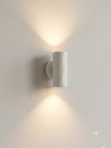 Minimalist Matel <b>Wall</b> Lamp Cylindrical Shade LED 3000K Soft Warm White Iutdoor <b>Lighting</b> Metal Fixture - Product Image 4