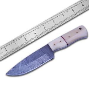 Cuchillo de Caza Exclusivo de Acero de Damasco Premium para Exteriores, Capacidad para Desollar y Cortar Huesos, Estuche de Cuero OEM, Envío Directo Disponible - Product Image 2