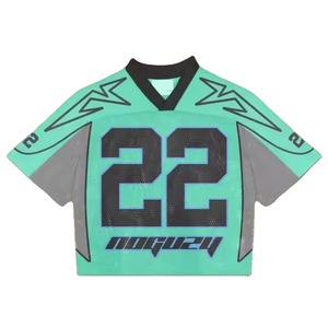 Último Diseño Personalizado de Camiseta Deportiva con Cuello en V, Transpirable, de Secado Rápido, 100% Poliéster, Talla Grande - Product Image 1