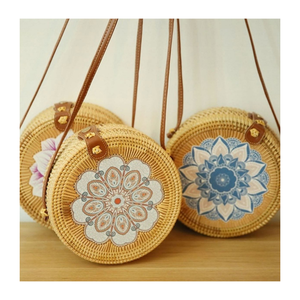 Sac à main en rotin tressé artisanal, sac fourre-tout en fibres naturelles, accessoire de mode écologique et durable, OEM ODM en gros - Product Image 4