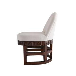 Silla de Comedor Contemporánea sin Brazos, Estructura de Aluminio, Cojín Impermeable de Secado Rápido para Villas, Terrazas de Hoteles, Salas de Descanso en Azoteas - Product Image 3
