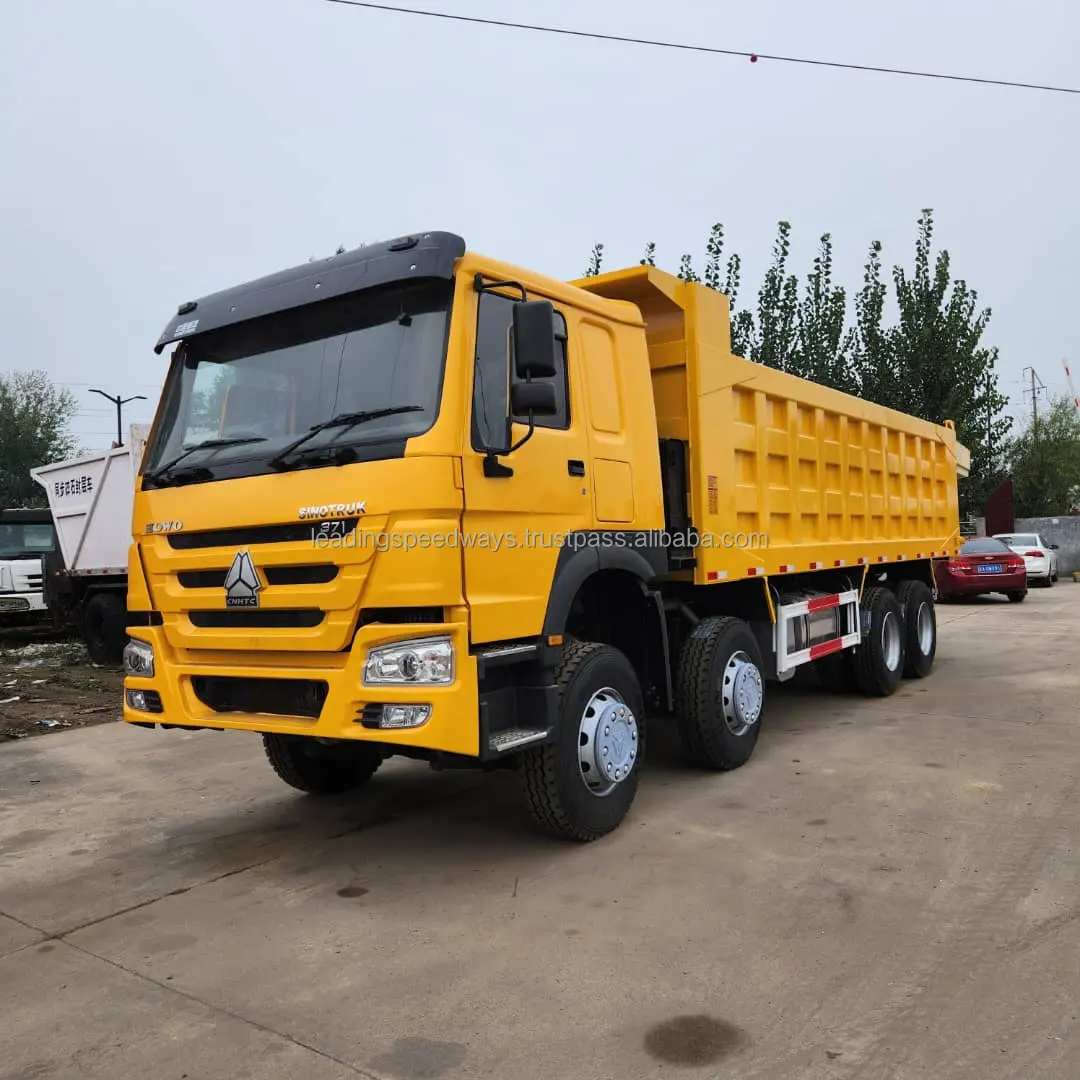 Used Sino truck 8x4 Howo Dump Truck Price Real 8x4 11.5 meter long For Sale In Africa Sinotruck Howo