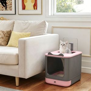 Lettiera per Gatti Regolabile 17.5 X 13.6 X 15.9 Pollici con Accessori Premium - Product Image 5
