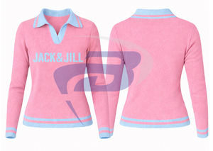 Suéter de punto verde informal para mujer de la hermandad Jack And Jill Of America con estampado de letras JAJOA, suéter con letras, personalizable con cualquier logotipo - Product Image 3