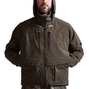 New Lightweight Men's Hunting Jacket Windproof Waterproof Soft Shell Stand Closure Outdoor Winter Clothes - Product Image 4