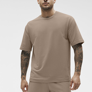 T-shirt Homme Oversize en Coton 100% Personnalisable Col Rond Streetwear Décontracté – Vente en Gros - Product Image 1