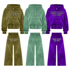 Ensemble de survêtement décontracté deux pièces pour femme, qualité supérieure, haut de gamme, imprimé, collection hiver 2026 - Product Image 3