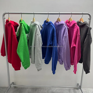 Sudadera con capucha de peso pesado de alta calidad con logotipo personalizado 100% algodón Puff estampado American Streetwear sudaderas con capucha y sudaderas para hombres - Product Image 2