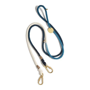 Solid Color Nylon <b>Dog</b> <b>Leash</b> with Gold Hardware Durable Reflective Design Simple Style for <b>Dogs</b> - Product Image 1