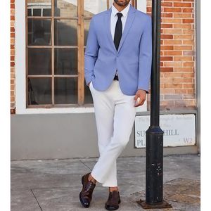 Blazer premium asequible para hombre, diseño elegante y ajustado, perfecto para uso formal y tiendas de moda. - Product Image 3