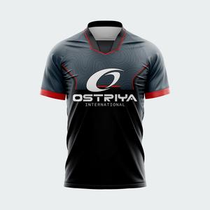 Nuevo Diseño con Cuello Transpirable, Camisetas de Fútbol 100% Poliéster con Estampado por Transferencia de Calor, Manga Corta, Logotipo Frontal, Secado Rápido - Product Image 6