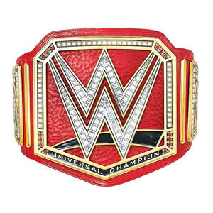 Ceinture de championnat de lutte universelle en cuir rouge, ceinture de championnat WWE - Product Image 1