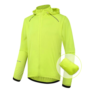 Chaqueta Cortavientos de Ciclismo con Capucha para Hombre Geo Brothers Co, Ecológica, para Invierno, Talla Grande, Impermeable y Transpirable - Product Image 5