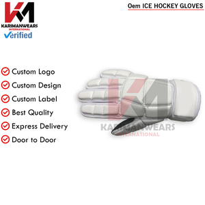 Gants de hockey sur glace personnalisés, gants de hockey professionnels pour l'entraînement et les matchs, équipement de protection, fournisseur OEM - Product Image 2